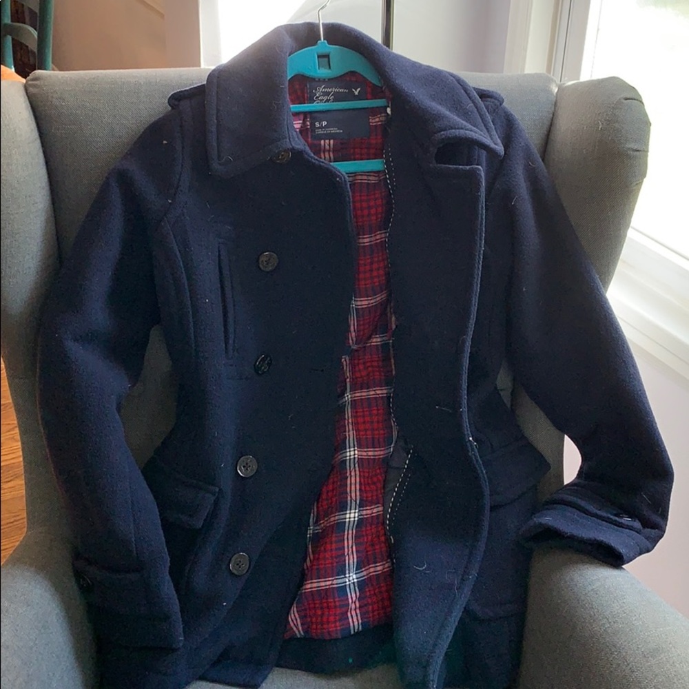 American Eagle Outfitters peacoat size S Navy EUC